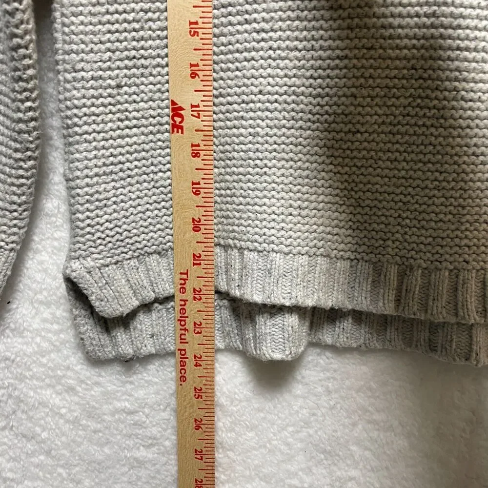 Marine Layer Women’s‎ Gray Chunky Knit Turtleneck Sweater Size Small Cozy Casual